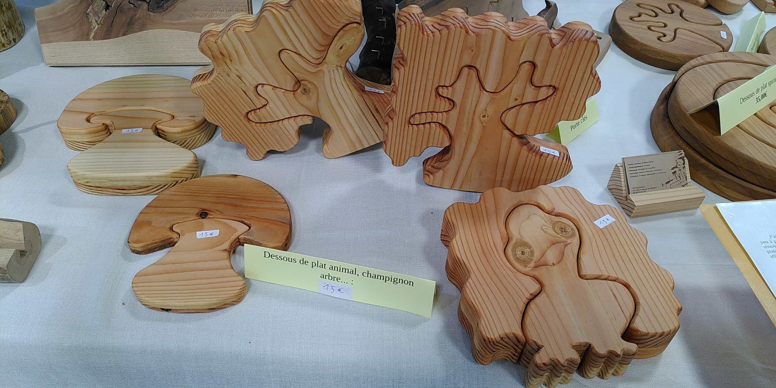 ébéniste, créations artisan bois objet décoration